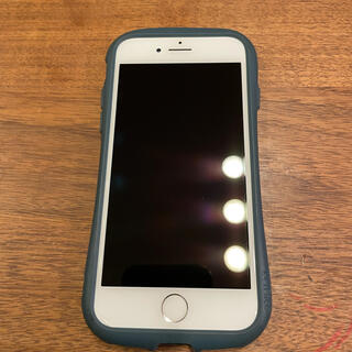 アップル(Apple)のiPhone8 64G SIMフリー　ホワイト　角に少し割れあり(スマートフォン本体)