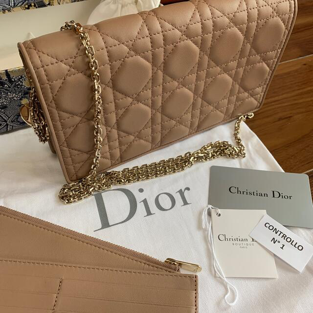 Christian Dior(クリスチャンディオール)のレディディオール　クラッチショルダー　美品 レディースのバッグ(ショルダーバッグ)の商品写真