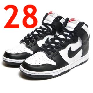 ナイキ(NIKE)のNIKE WMNS DUNK HIGH "BLACK AND WHITE"(スニーカー)