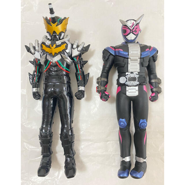 仮面ライダー　ソフビ フィギュア　大　オーズ　ビルド　ナイトローグ　ジオウ エンタメ/ホビーのフィギュア(特撮)の商品写真