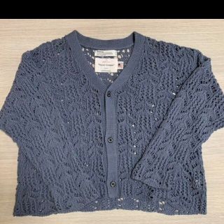 サンシー(SUNSEA)の21ss DAIRIKUFlower Pattern Hand Knitti(カーディガン)