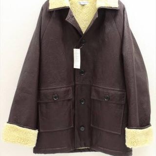 コムデギャルソン(COMME des GARCONS)のゴーシャラブチンスキー ムートンコート(レザージャケット)