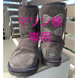 アグ(UGG)のUGG ショートブーツ　グレー　22.0(ブーツ)