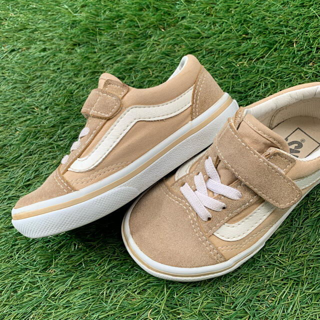 VANS(ヴァンズ)のvans バンズ　スニーカー　16センチ　16 cm ベージュ キッズ/ベビー/マタニティのキッズ靴/シューズ(15cm~)(スニーカー)の商品写真