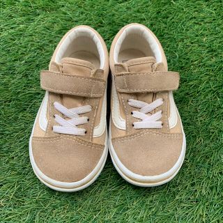 ヴァンズ(VANS)のvans バンズ　スニーカー　16センチ　16 cm ベージュ(スニーカー)