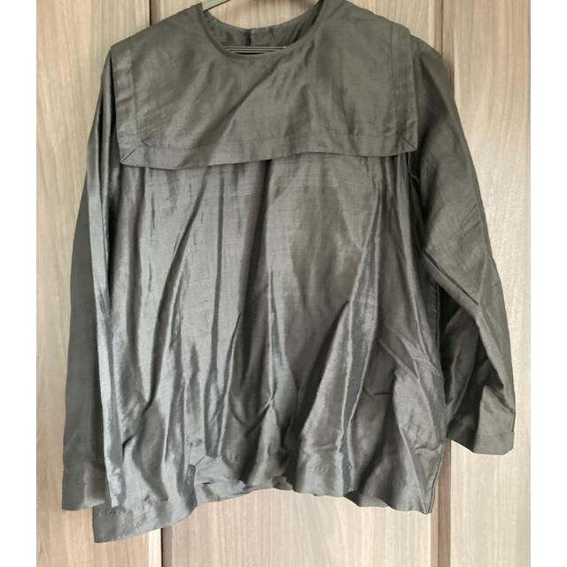 nest Robe(ネストローブ)のBUNON シルクセーラーブラウス レディースのトップス(シャツ/ブラウス(長袖/七分))の商品写真