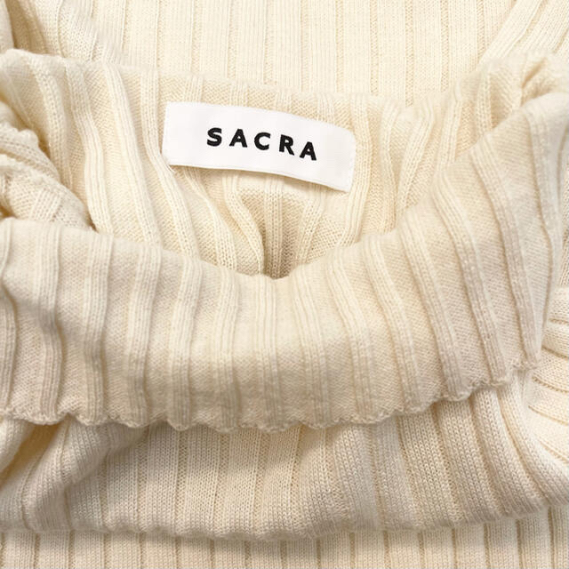 SACRA(サクラ)のSACRA ボトルネックリブニット レディースのトップス(ニット/セーター)の商品写真