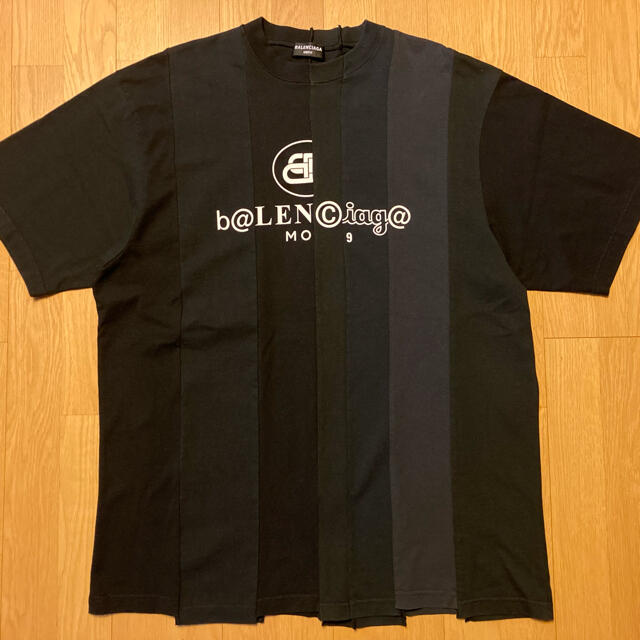 バレンシアガ BALENCIAGA 青山 店舗 限定 再構築ロゴ Tシャツ S