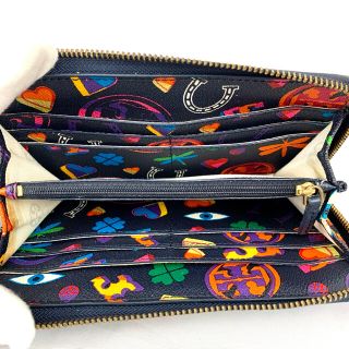 ✨激レア✨ トリーバーチ ケリントン 長財布 マルチカラー TTロゴ mv