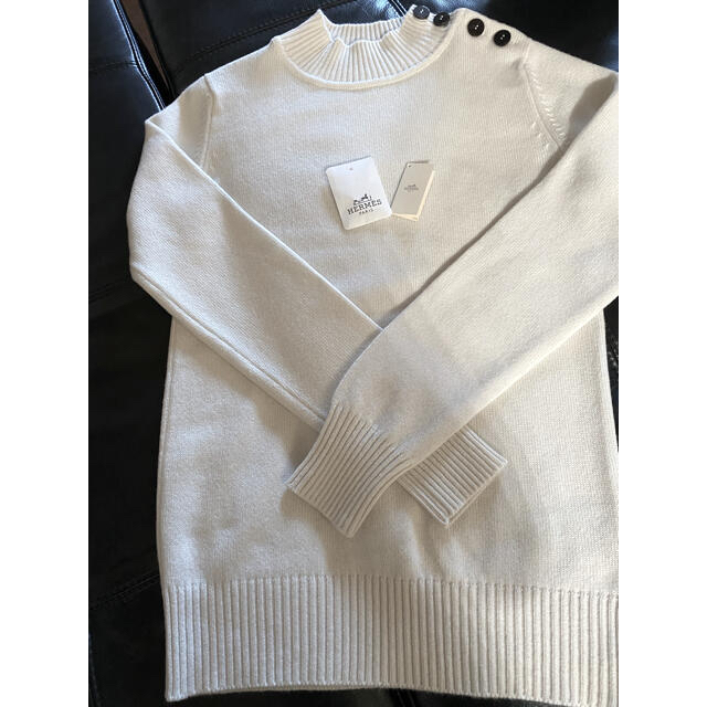 お値下げ中 HERMES シンプルカシミヤニット-
