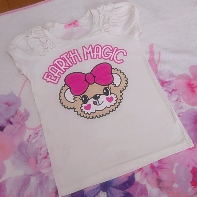 EARTHMAGIC(アースマジック)のアースマジック ♡ 140㌢ キッズ/ベビー/マタニティのキッズ服女の子用(90cm~)(Tシャツ/カットソー)の商品写真