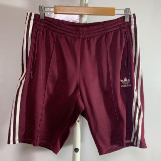 アディダス(adidas)のadidas  ショートパンツ　 L-LL ワインレッド　品番11(ショートパンツ)