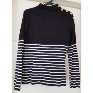 プチバトー(PETIT BATEAU)のご専用です。プチバトー　ボーダー　トップス(ニット/セーター)