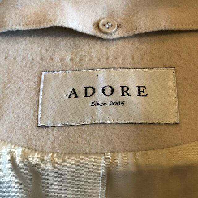 ADORE アドーア カシミヤ混 ウール コート 36