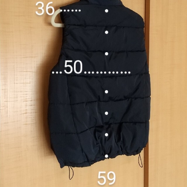 GU(ジーユー)のGUジーユー◾ダウン(ポリ)ジャケット フード取外し可  XL 濃紺 レディースのジャケット/アウター(ダウンジャケット)の商品写真