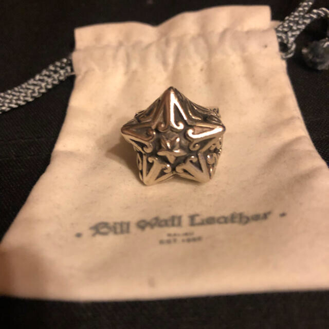 Bill Wall Leather Star Ring