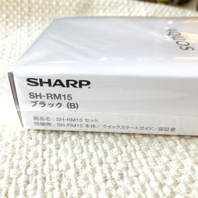 SHARP AQUOS sense4 lite 新品未開封 ブラックスマホ家電カメラ