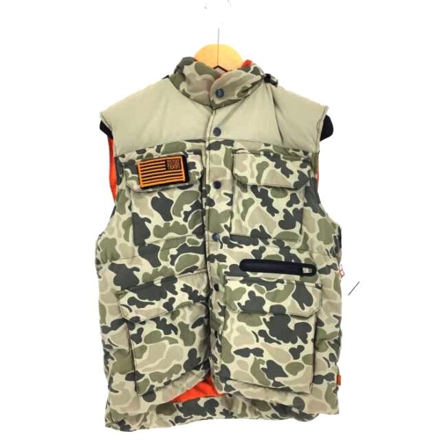 Stussy(ステューシー) TROOPS カモ柄切替ワッペンダウンベスト | フリマアプリ ラクマ