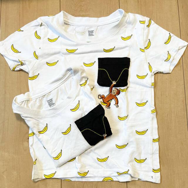 Design Tshirts Store graniph(グラニフ)のグラニフ　おさるのジョージ　100.110 キッズ/ベビー/マタニティのキッズ服男の子用(90cm~)(Tシャツ/カットソー)の商品写真