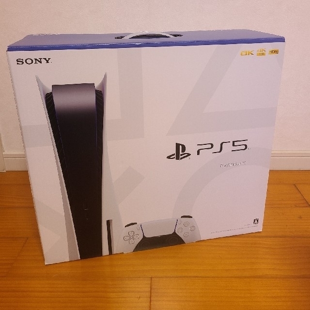 PlayStation(プレイステーション)のPlaystation 5 中古品　保証書付き エンタメ/ホビーのゲームソフト/ゲーム機本体(家庭用ゲーム機本体)の商品写真