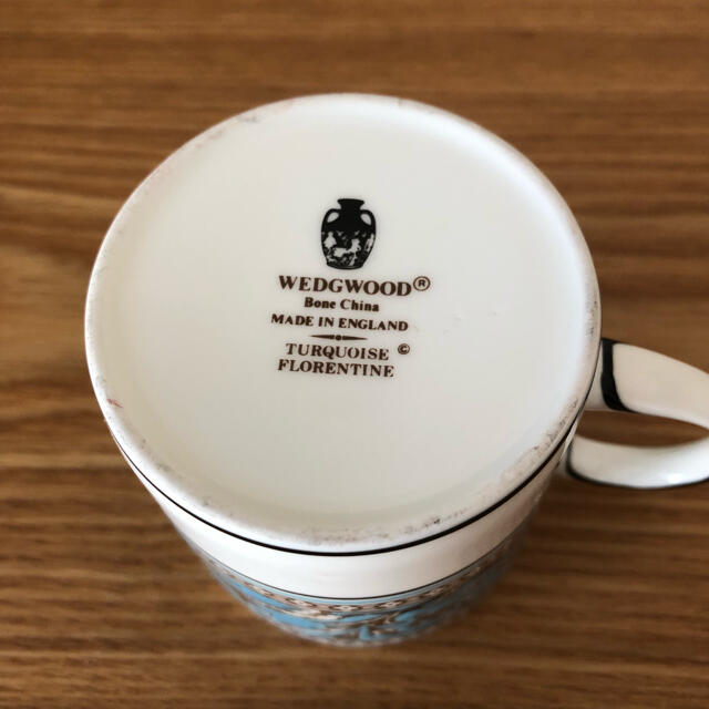 WEDGWOOD(ウェッジウッド)のウェッジウッド　フロレンティーンターコイズ　カップ&ソーサー　未使用 インテリア/住まい/日用品のキッチン/食器(食器)の商品写真