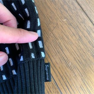 「最安値」supreme Dashes Zip Up Knit Polo