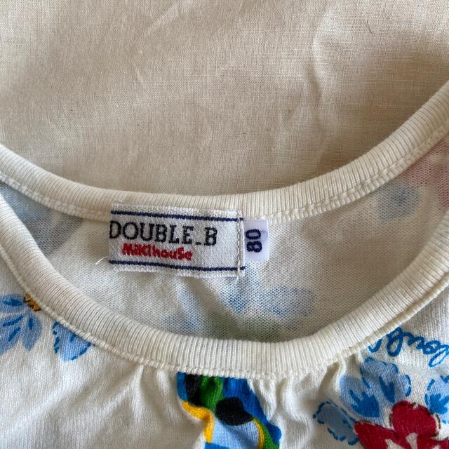 DOUBLE.B(ダブルビー)のダブルBカットソー キッズ/ベビー/マタニティのベビー服(~85cm)(シャツ/カットソー)の商品写真