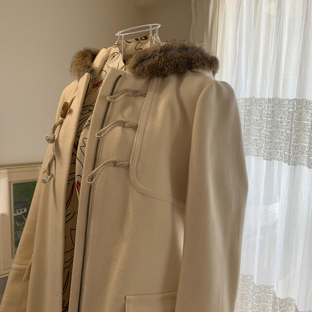 COMPTOIR DES COTONNIERS ファー付ダッフルコート-