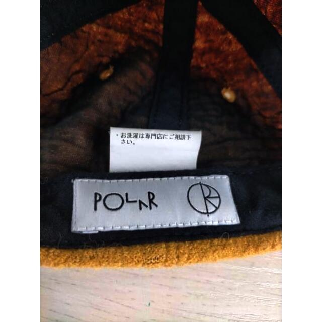 POLA(ポーラ)のPOLAR(ポーラ) パイル地ロゴ刺繍キャップ メンズ 帽子 キャップ メンズの帽子(キャップ)の商品写真