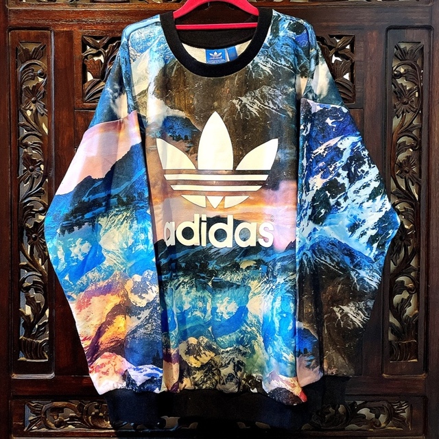 新品 adidas Originals柄トレーナー