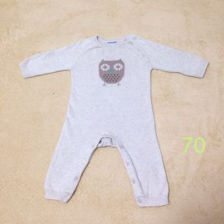 ベビーギャップ(babyGAP)のbaby GAP ニットロンパース70(ロンパース)