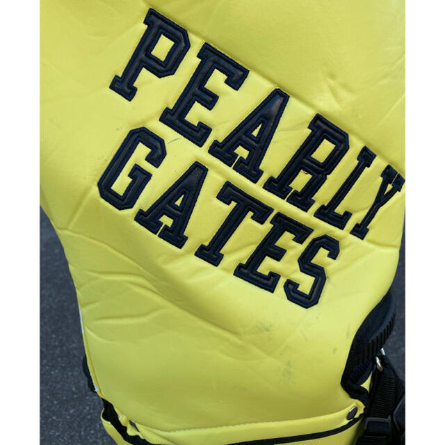 PEARLY GATES(パーリーゲイツ)のパーリーゲイツ　キャディバック　スタンドタイプ💚 スポーツ/アウトドアのゴルフ(バッグ)の商品写真