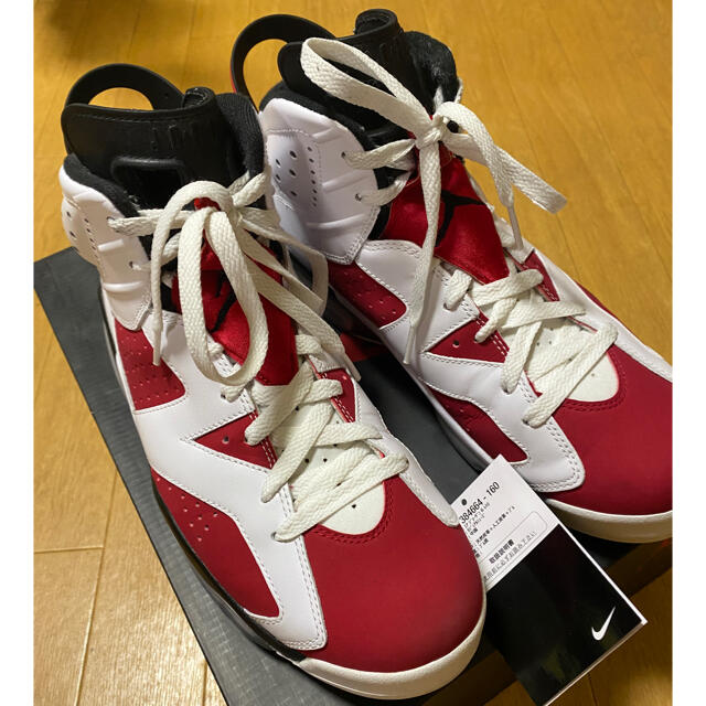 NIKE(ナイキ)のNIKE AIR JORDAN 6 CARMINE カーマイン メンズの靴/シューズ(スニーカー)の商品写真