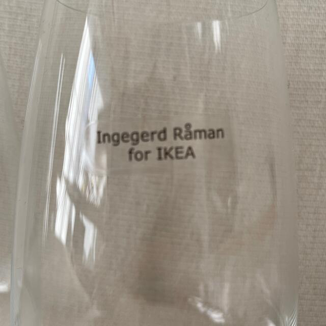 IKEA(イケア)のIKEA ワイングラス DYRGRIP インゲヤード 2つ インテリア/住まい/日用品のキッチン/食器(グラス/カップ)の商品写真