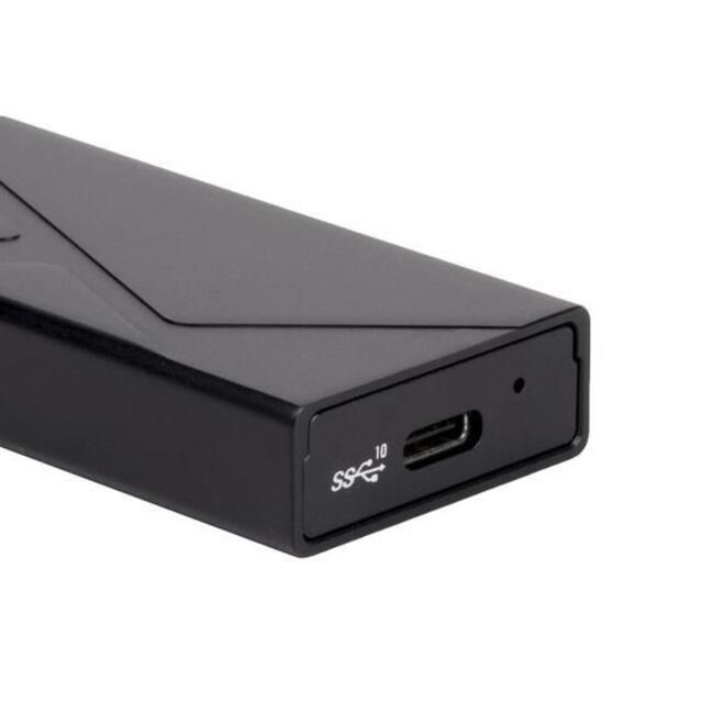 SilverStone M.2 SSD 外付けケース NVMe/SATA両対応 スマホ/家電/カメラのPC/タブレット(PC周辺機器)の商品写真