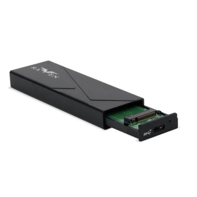 SilverStone M.2 SSD 外付けケース NVMe/SATA両対応 スマホ/家電/カメラのPC/タブレット(PC周辺機器)の商品写真