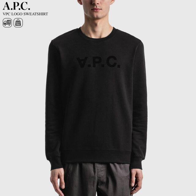 A.P.C(アーペーセー)のAPC VPC SWEAT ロゴ スウェット black sizeXL  メンズのトップス(スウェット)の商品写真