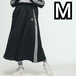 アディダス(adidas)のロング サテン スカート LONG SATIN SKIRT FL0039(ロングスカート)