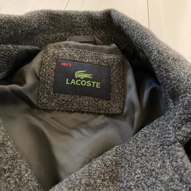 LACOSTE　ラコステ　ピーコート　グレー　L　メンズ