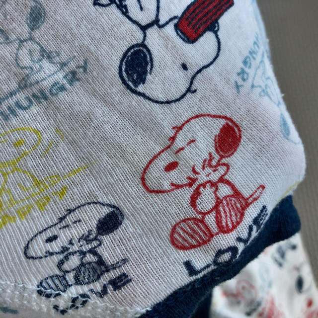 SNOOPY(スヌーピー)のコンビ肌着 短肌着 5枚セット キッズ/ベビー/マタニティのベビー服(~85cm)(肌着/下着)の商品写真