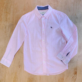エイチアンドエム(H&M)のH&M 淡いピンクのシャツ　130(ブラウス)