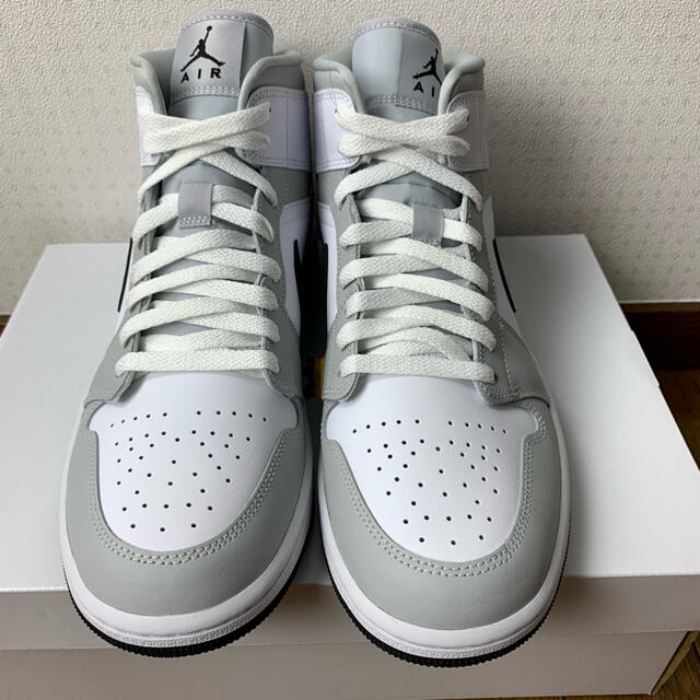 Nike Air Jordan 1 Mid Grey Fog 25.5cm メンズの靴/シューズ(スニーカー)の商品写真