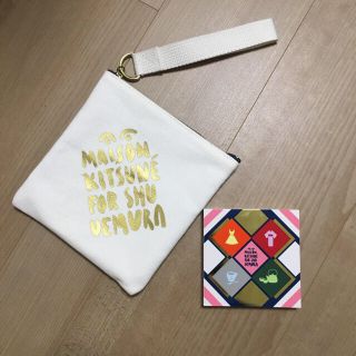 メゾンキツネ(MAISON KITSUNE')のメゾンキツネxシュウウエムラ ポーチのみ(アイシャドウ)