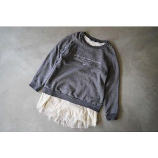 アンダーカバー(UNDERCOVER)のUNDERCOVER 16AW チュールレイヤードスウェットトップス(トレーナー/スウェット)