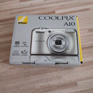 ニコン(Nikon)のNikon COOLPIX A 10 SILVER 新品未使用保管品(コンパクトデジタルカメラ)