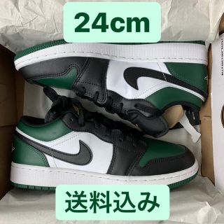 ナイキ(NIKE)のNike GS Air Jordan 1 Low Green Toe 24cm(スニーカー)