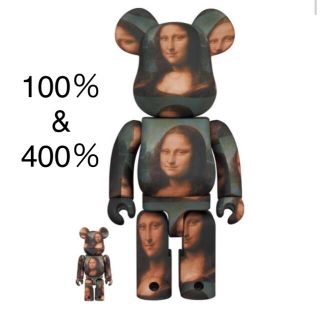 メディコムトイ(MEDICOM TOY)のBE@RBRICK LEONARD Mona Lisa 100％ & 400％(その他)