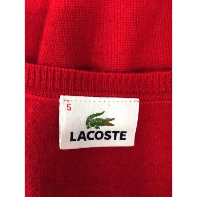 LACOSTE(ラコステ)のLACOSTE（ラコステ） ロゴワッペン Vネックウールセーター メンズ メンズのトップス(ニット/セーター)の商品写真