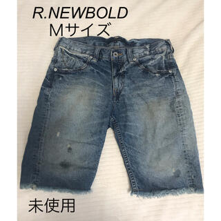 アールニューボールド(R.NEWBOLD)のR.NEWBOLD ダメージデニムハーフパンツ(デニム/ジーンズ)