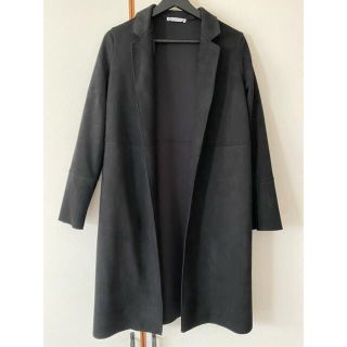 ザラ(ZARA)のZARA スエードコート ブラック(その他)